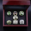 Three Stone Pierścienie 7pcs 1961 1962 1965 1966 1967 1996 2010 Packer Championship Pierścień z kolekcjonerką Case309U