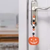 Halloween Decorative Colorful Wooden Beads Pendant Creative Pumpkin Skull Home Decor Ornaments
