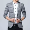 Liseaven Blazers Mannen Jassen Aankomst Mannelijke Plus Size 5XL Slim Fit Coat S Blazer Jacket 211214