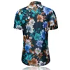 45 kg120 kg Summer Nowe małże koszule swobodne krótkie rękawy guziki hawajskie koszula 5xl 6xl 210412