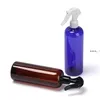 Nieuwplastische flessen met zwarte triggersproeiers Multicolor draagbare flessen voor reizen Carry Hair Tools Water Sproeier RRF12426