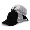 Designer Trucker Hats 6 Panels Baseball Caps Donna Uomo Blank Summer Mesh Visiera parasole Snapback regolabili Colori di tendenza