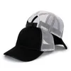 Designer Trucker Hattar 6 Paneler Baseball Kepsar Kvinnor Män Tom Sommar Mesh Solskydd Justerbar Snapbacks Trend Färger