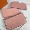 2021 Bolsas de Designer Mulheres Sacos de Moda Cartão de Ombro Titular Carteiras de Alta Qualidade Gradiente Gold Cadeia Crossbody Pacote com Bolsa Zippy Laranja