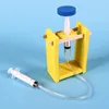 creativity small invention DIY syringe hydraulic press elevator manual material science experimental equipment