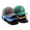 Het bomull baseball keps för kvinnor och män mode bokstav w snapback hatt casual hip hop hattar 2022 sommar visorer kepsar unisex