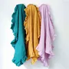 children's blanket cotton gauze wrapper swaddle baby quilt cover muslin wrap 210702