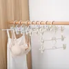 Cintres Racks pantalons sans garniture pince cintre porte-vêtements pour femmes artefact sous-vêtements jupe multicouche suspendu étagère Clips placard