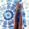 2021 Fashion Summer Sexig Silver Färg Tassel Anklet för Kvinnor Mynt Hängsmycke Kedja Ankel Armband Fot Smycken Barefoot Sandal
