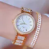 Bs Bee Sister Woman Watches Famous Brand Dress Gold Watch Women Quartz Diamond Ladies Wrist Watches Reloj Mujer 210527