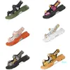 Hot koop-Mannen Sport sandalen diamant mannelijke vrouw leisure sandalen mode Lederen outdoor strand schoenen platform Vrouwen schoenen Grote maat 35-42-45