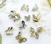 Groothandel Multicolor Nail Charms Dangle Legering Butterfly Hanger Schoenen Charm Sieraden Maken DIY Kettingen Armbanden Handgemaakte Accessoires