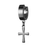 Dangle Cross Oorbellen Hinged Oorbel Roestvrijstalen Hoop Oorbellen Body Piercing Sieraden voor Mannen en Vrouwen