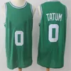 ケンバ8ウォーカーメンズジャージーJayson 0 Tatum Jaylen 7 Brown Jerseys