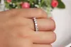 Lab Diamond Ring 925 sterling zilveren Sieraden Engagement Wedding band Ringen voor Vrouwen Bridal Verklaring Party accessoire 220210