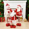 Navidad Figurine Ornements Cadeau de Noël pour Kid Elk Doll Décorations de Noël pour la maison Renne 211021