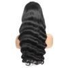 Ishow 20-26 polegadas 13x2 perucas de cabelo humano pré-arrancadas peruca frontal de renda corpo reto solto profundo para mulheres negras cor natural folga