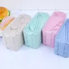일본식 학생 도시락 상자 밀 짚 멀티 프레임 벤토 전자 레인지 플라스틱 보존 식품 용기 210423
