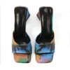 ALLBITEFO Размер 35-44 Фантастический дизайн каблука Красивые цвета Женщины Сандалии каблуки Летние вечеринки Обувь Тапочки Открытый Флопс 210611