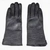 Deri kadın artı kadife sonbahar ve kış sıcak fiyat doğrudan siyah kısa açık sürme koyun eldivenleri