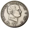 이탈리아 국가, 나폴레옹 왕국, 나폴레옹 I, 5 Lire, 공예 1808M-1813M 7pcs 실버 도금 사본 동전 홈 장식 액세서리