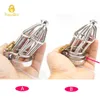 Nxy Cucrings Chaste Bird Metal Metal из нержавеющей стали Chastity Устройство Конкурс Кейдж Пояс пениса с кольцом Взрослые Секс-игрушки BDSM A311 1210