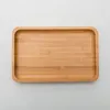 Natural de madeira de bambu tabuleiro portátil display bandeja DIY trabalhando rolagem placa de correio preroll rolling máquina de rolamento de erva tabelete titular de cigarro de charuto DHL