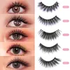 8 pairs / set Mix Style Fałszywe Rzęsy Naturalne Curl Faux 3D Mink Rzęsy Long Eye Lashes Extension Makeup Fluffy Okrucieństwa Bezpłatny Lash