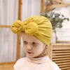 Décoration de fête mignon bébés chapeau 2021 printemps oreilles été chapeaux indiens arc bébé bandeau 16 couleurs adapté pour 1-3 ans DB777