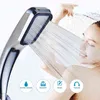 ZhangJi 300 Trous Haute Pression Pluie Pommeau De Douche Ensemble Tuyau Support Économie D'eau Chrome Pulvérisateur Buse Salle De Bains Accessoires H1209