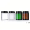 NEW100G Cream Bottles Glass BottleCosmetic Jars Hand Face Perfume Bottle Jares With Wood Grain Cover Frosted Glass 4 Colors RRA10660