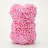 Regalo di San Valentino 25 cm rosa orsacchiotto da fiori orso con fiori rossi rossa orso