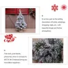 Artificial Christmas Tree Pine Snow Home Desktop Decoration New Year Gift Big Nordic Flocking Shopping Mall Festival Decor H1020