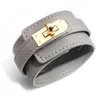 Personalized Women Style Multicolors Wide PU Leather Cuff Bracelet Jewelry