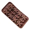 Silikonowy Piernik Mężczyzna Kula Mold 12 Grid Christmas Gingerbread Man Chocolate Connent Cake Mold 21 * 10,5 * 1,5 cm DaJ80