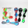 smoking Multifuction Silicone Nectar hand Pipe Equipped with 14mm Titanium Tip Concentrate Dab Straw Oil Rigs