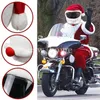 Christmas Decorations Motorcycle helmet hat Plush Handmade Cute Cover xmas Style Festive Touch Helmets hood Sleeve