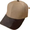 Läder baseball cap mode män kvinnor golf bonnie bonnet sommar lyxdesigners mössor pu hattar mens hink hatt brev broderi c2213929