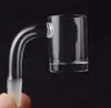 Vattenrör Tillbehör 5mm tjock botten Quartz Banger med 10mm 14mm 18mm kvinnlig manlig kemisk nagel för oljeplattor