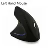 Hurtownie 2.4g Ergonomiczna Pionowa Bezprzewodowa Mysz Regulowana DPI LED RGB Light Gaming Myszy z podkładką pod mysz do laptopa PC USB Wireless Luminous Mouses Fast Express Statek