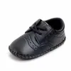 First Walkers Chaussures pour tout-petits pour bébés garçons et filles Cousues à la main Respectueux de l'environnement PU Couleur unie