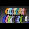 Other 20 Pcslot 45Cm Mixed Multicolor Micro Pave Cz Crystal Tube Long Tubes Bending Beads Bracelets Diy Jewelry Making Jwrc4 Alu3V
