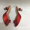 2024 Women Ladies Genuine Satin Leather Rhinestone 8CM High Heels Sandals Summer Flip-flops Slipper Slip-on Wedding Dress Gladiator Shoes Diamond Ballots 3D