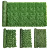 100x300cm Erba verde Piante da tappeto erboso artificiale Ornamento da giardino Prati in plastica Tappeto da parete Balcone Recinzione di canna per la casa Deco