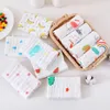 Baby Towels 100% Cotton Gauze Newborn Burp Cloths Muslin Babys Face Towel kid Bath Wrap Infant Boys Girls Washcloth 17 Designs