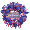 Party Home Decoration Front Door Decor Patriotic Wreath American Independence Day Diy Wreathes