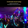 Party Decoration -12Pcs Light Up Foam Sticks,LED Sticks Glow Batons With 3 Modes Flashing Effect For Party, Concert And Event