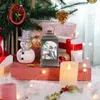 Portacandele 4 pezzi Lampada per decorazioni natalizie Ornamento per feste in cherosene per la casa di Natale