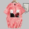 2021 Hot AnimeTokyo Revengers Print Fashion Round Neck Tie Dye T-shirt Man Y0809