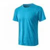 Lu yoga haute qualité men039s fitness manches courtes respirant confortable haut col rond course golf décontracté wear9628137